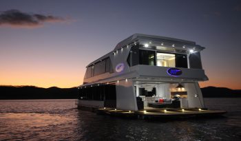 The Houseboat Factory 007 Entertainment Area – Rear View at night (2)