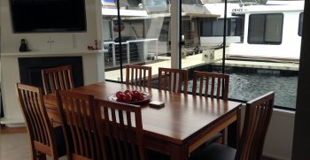 The Houseboat Factory Shiraz Dinning Area